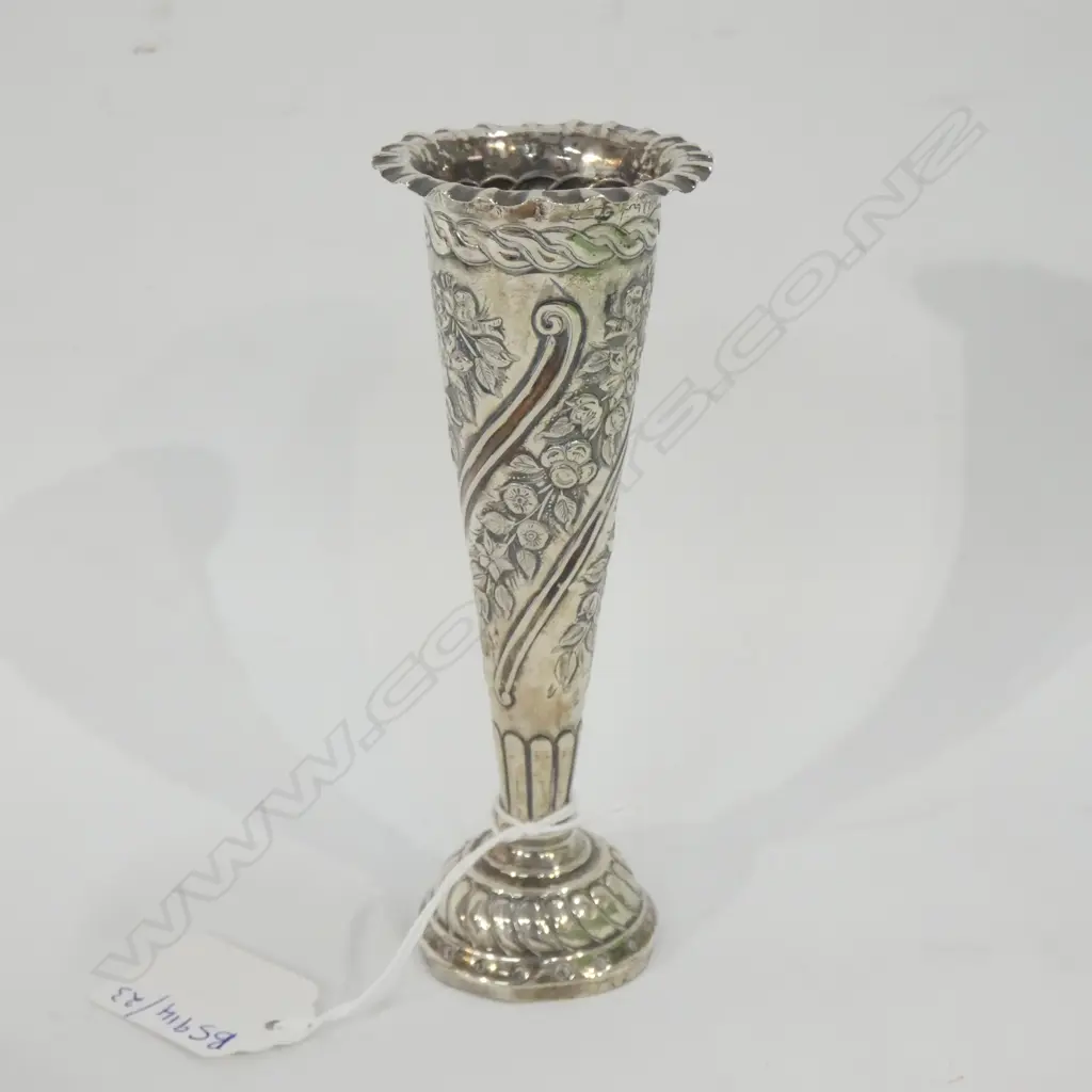 STG SILVER POSEY VASE WEIGHTED H.130mm Image 1++