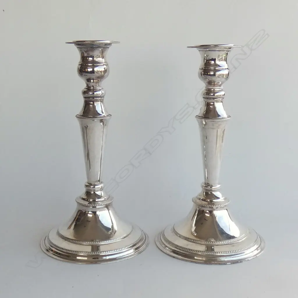 PR WALKER & HALL CANDLE HOLDERS H. 260MM Image 1++
