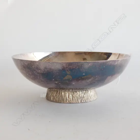 GARRARD & CO. 'REGENT PLATE' BOWL ORIG. CARD BOX Dia.155mm