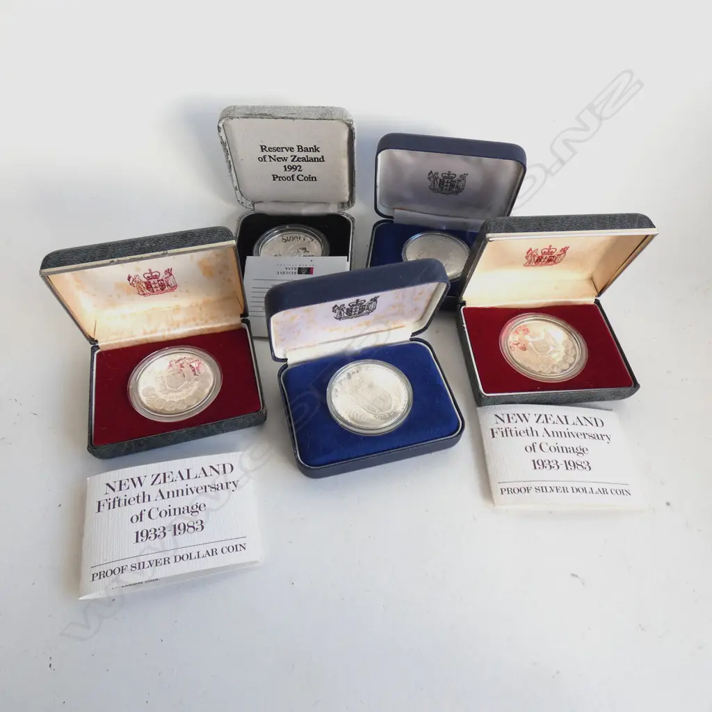5 925 SILVER PROOF COINS Image 1++