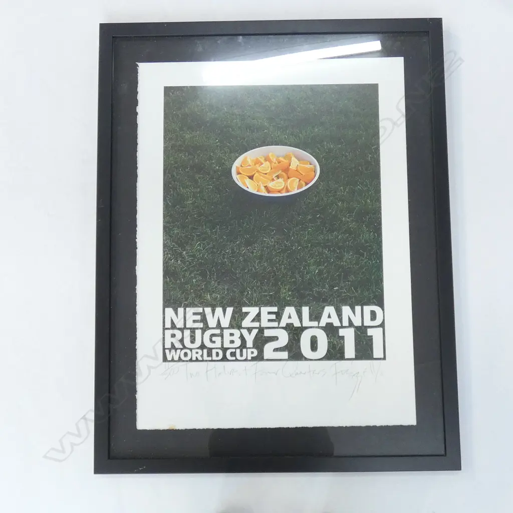 DICK FRIZZELL 'NZ RUGBY WORLD CUP 2011 11/300 570x445mm... Image 1++