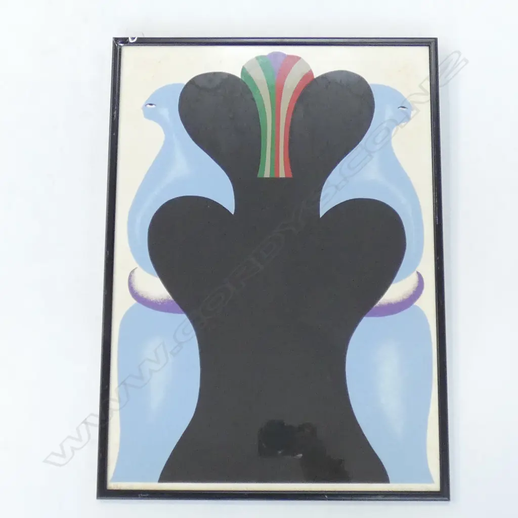 Jörg REMÉ (1941) SILKSCREEN 50/100 1970. 605 x 425mm Image 1++