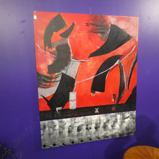 VICKY BILLING 2 LARGE ACYRLICS 1530x1220mm
