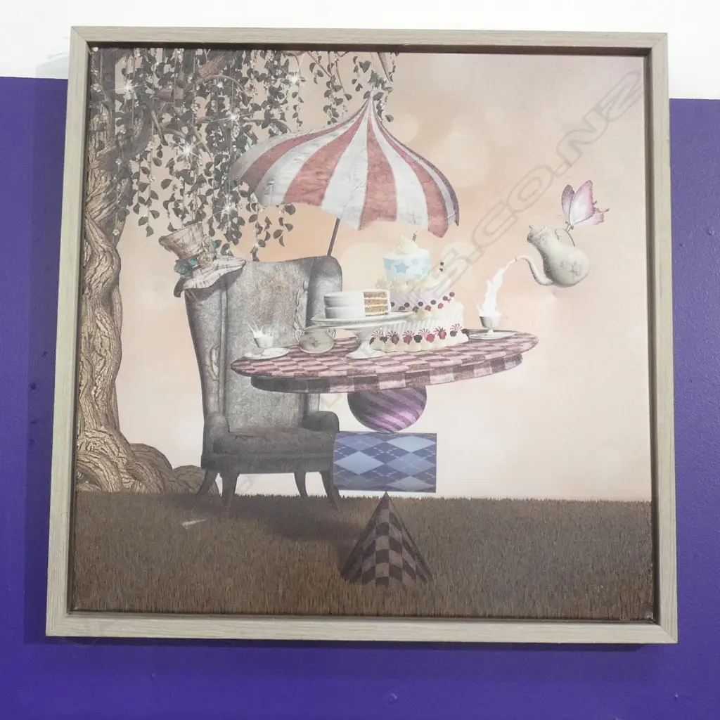 ART PRINT; TEA PARTY 550x550mm Image 1++