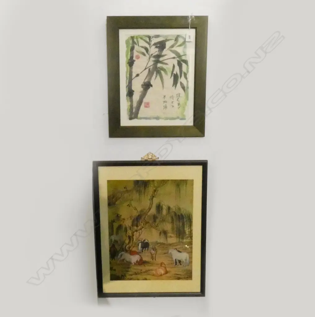 2 CHINESE PRINTS H570 W430 Image 1++