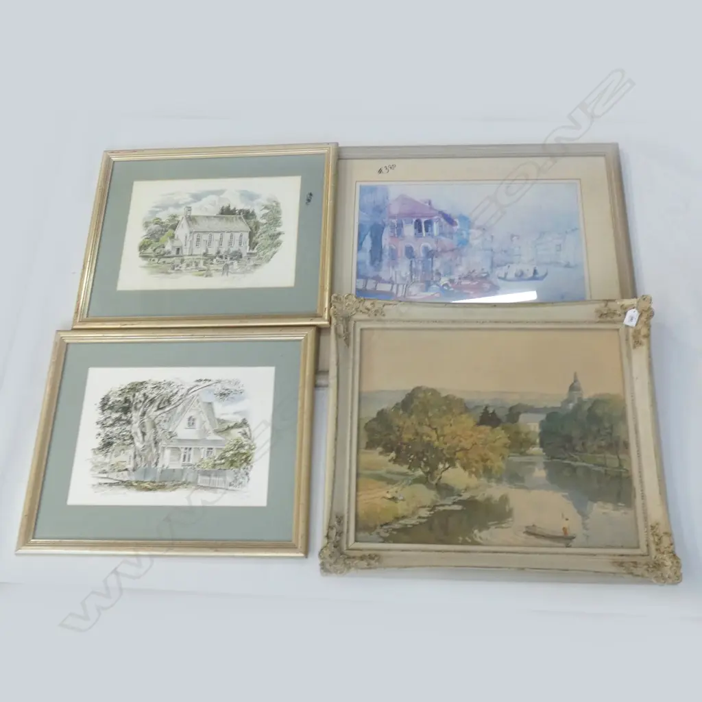 4 ASST PRINTS / PAINTINGS - LARGEST 550 X 445MM Image 1++