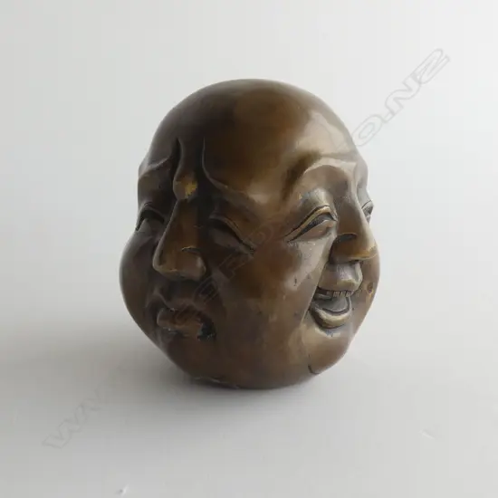 FOUR FACES OF HOTEI PAPERWEIGHT 