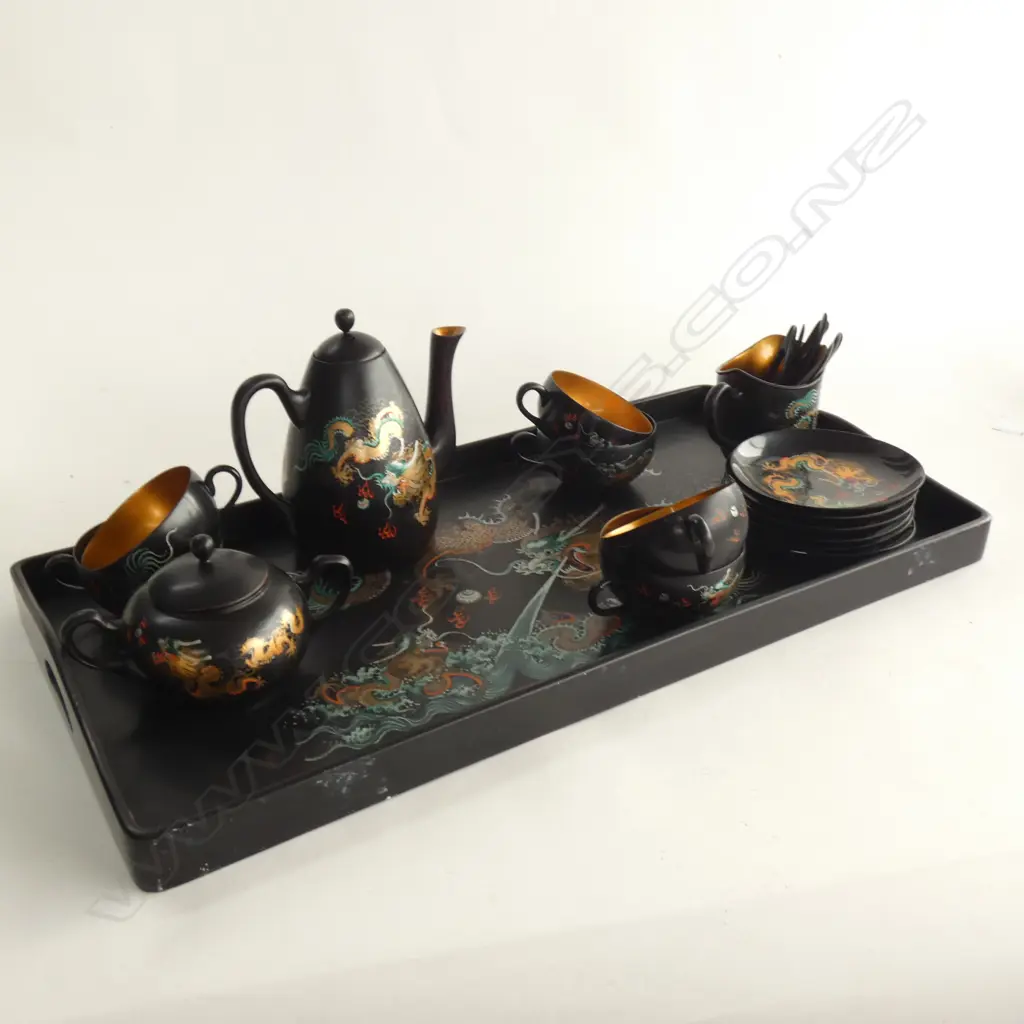 23 PCE JAPANESE TEA SERVICE... Image 1++