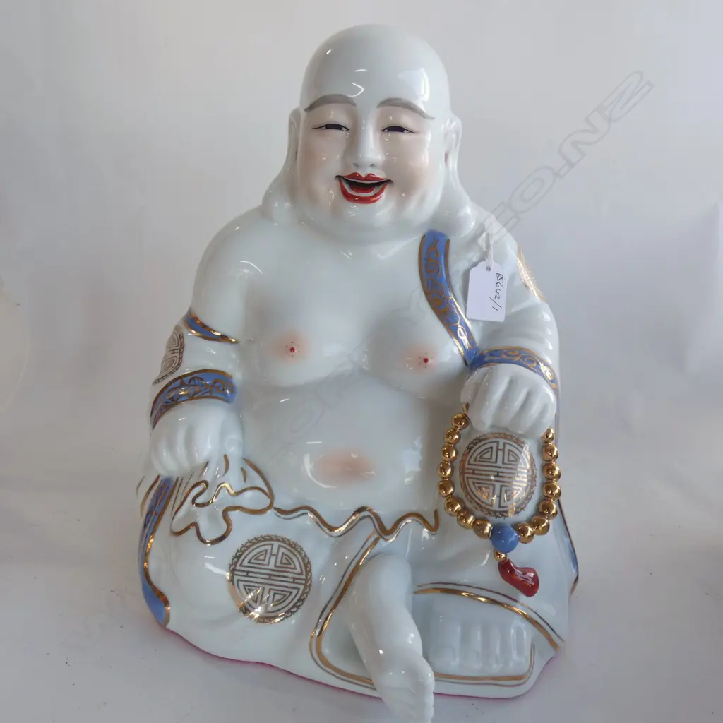 CERAMIC LAUGHING BUDDHA H 300MM Image 1++