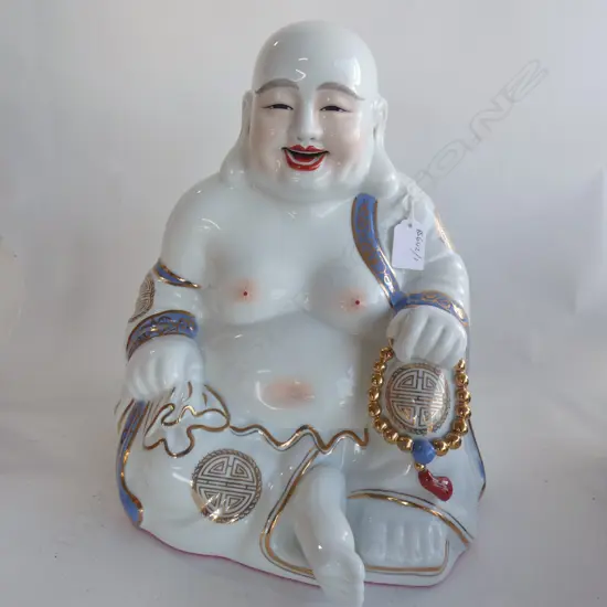 CERAMIC LAUGHING BUDDHA H 300MM