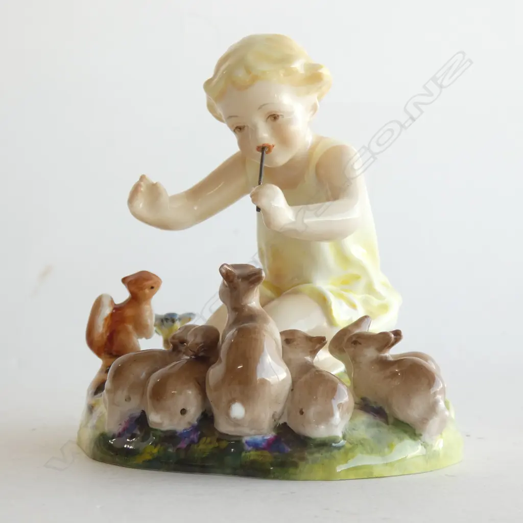 ROYAL WORCESTER 'WOODLAND DANCE' FIGURE GROUP Image 1++