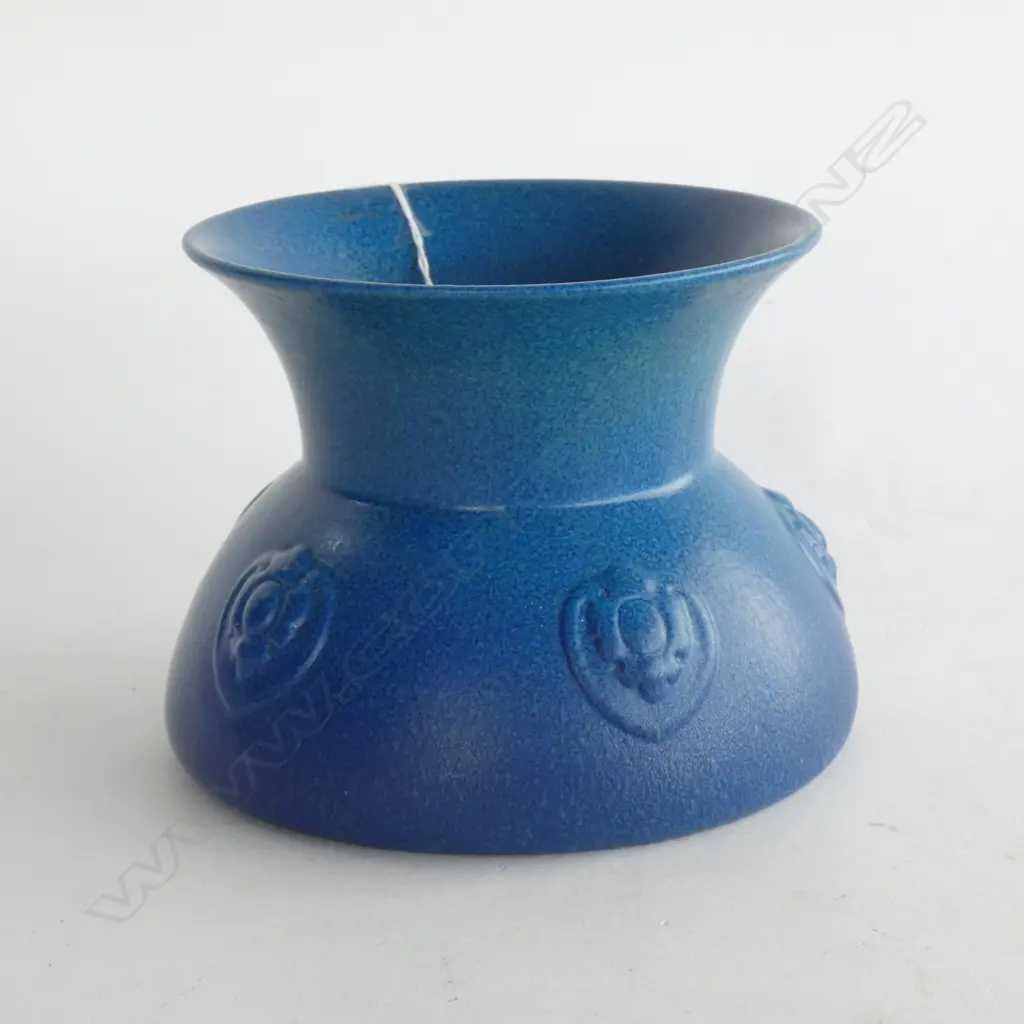 PILKINGTON'S ROYAL LANCASTRIAN BLUE VASE Dia.162mm Image 1++