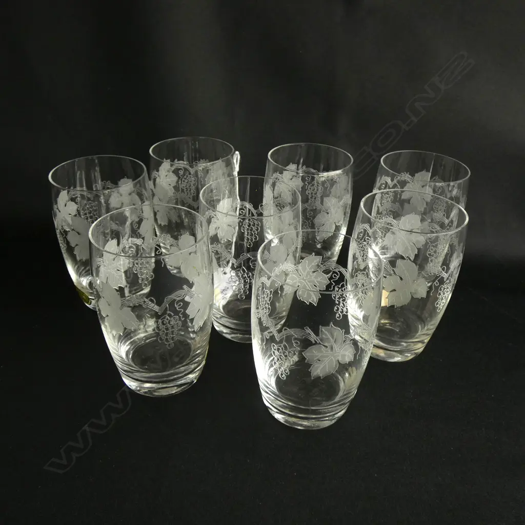 8 VINTAGE GLASSES H.85mm Image 1++