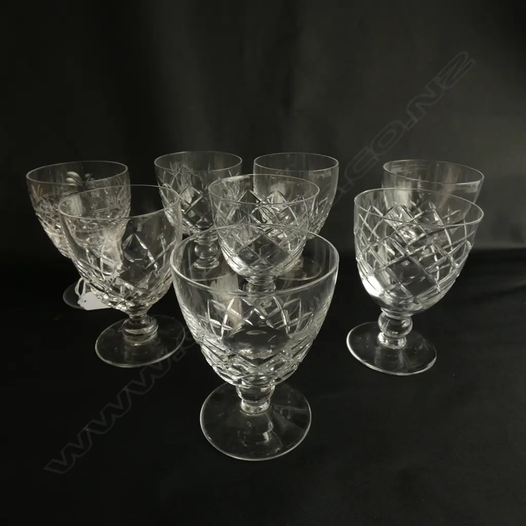 8 CRYSTAL GLASSES H.125mm Image 1++