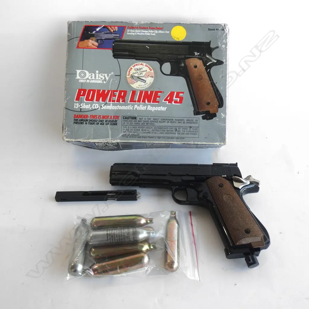 POWER LINE 45 13 SHOT CO2 AIR-GUN PELLET PISTOL R18. Image 1++