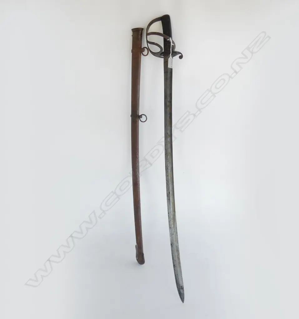 (17810) VICTORIAN 1853 CAVALRY TROOPER'S SWORD IN SCABBARD Image 1++