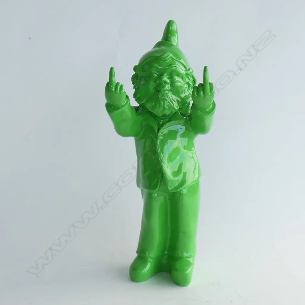 GREEN RESIN GNOME  H300 Image 1++