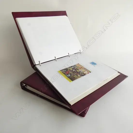 2 STANLEY GIBBONS NEW ZEALAND STAMP ALBUM COLLECTIONs