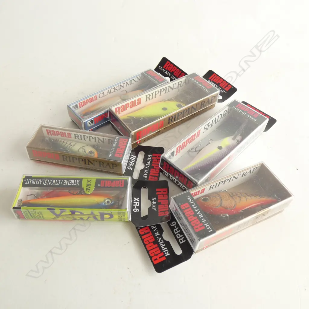 6 ASST FISHING LURES IN ORIGINAL BOXES RRP $150 Image 1++