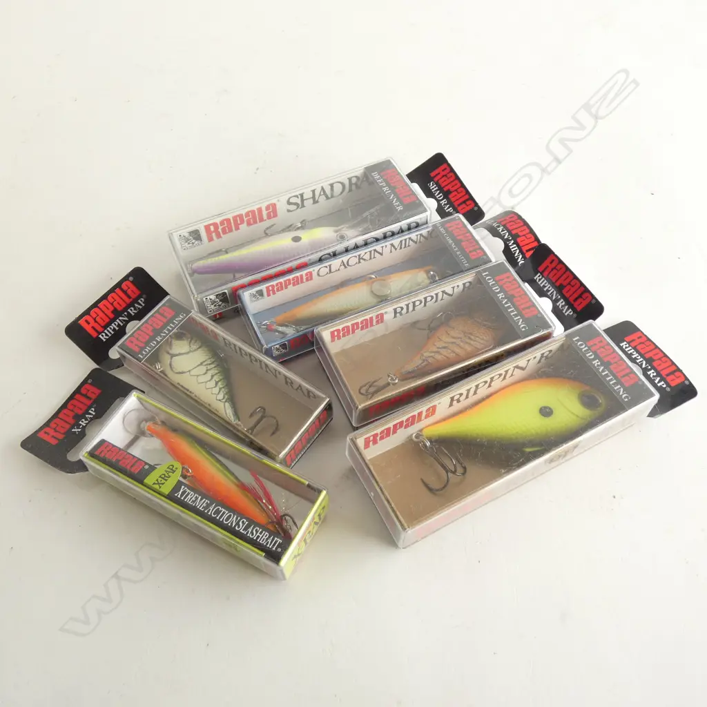 6 ASST FISHING LURES IN ORIGINAL BOXES RRP $150 Image 1++