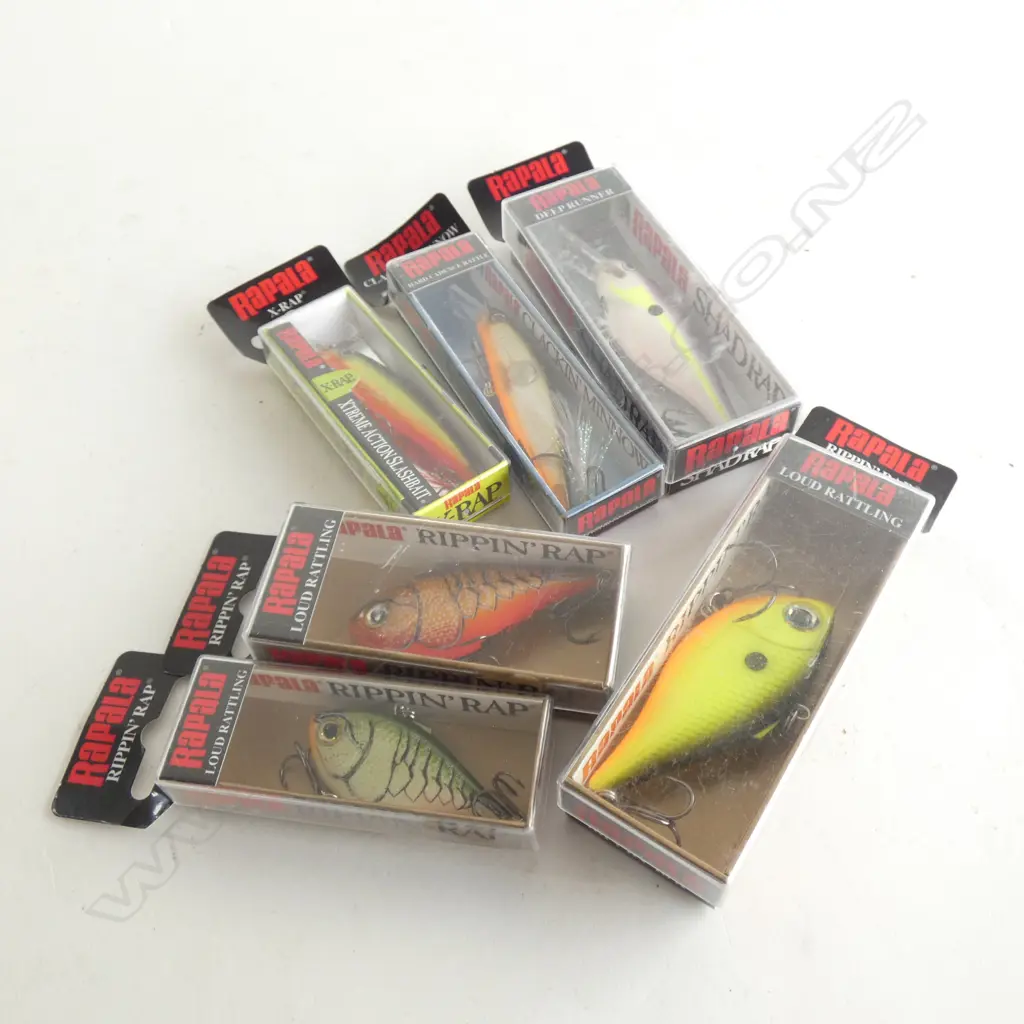6 ASST FISHING LURES IN ORIGINAL BOXES RRP $150 Image 1++