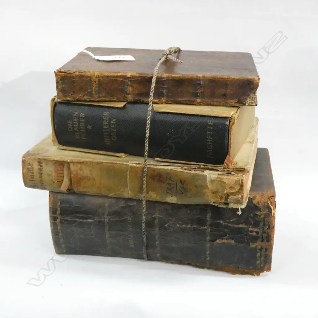 4 OLD BOOKS.'BIBLIA SACRA' 1766 + 'RITUALE' 1730 +... Image 1++