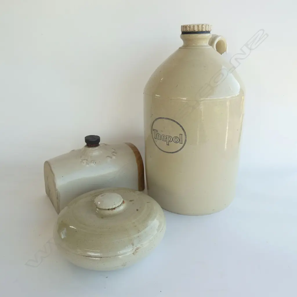 'TEEPOL' CROCK H.400mm + BED WARMERS Image 1++