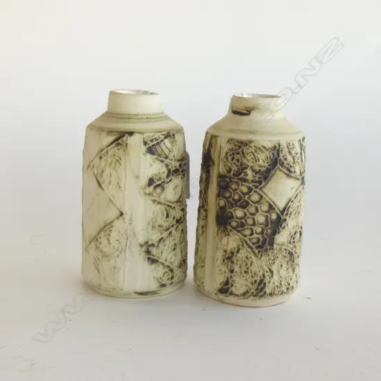 A pair of Carn pottery 1960's/70's vases,
