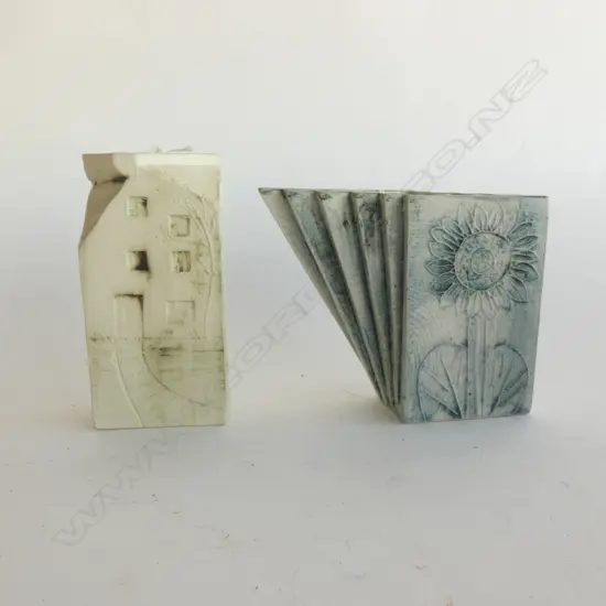 Two Carn pottery Cornwall pottery vases,