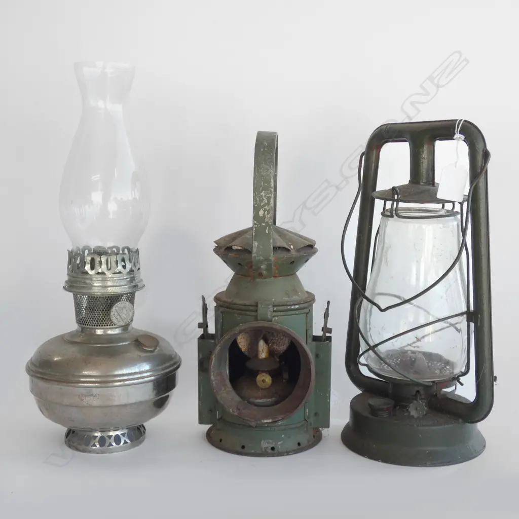 3 VINTAGE LANTERNS H.390mm Image 1++
