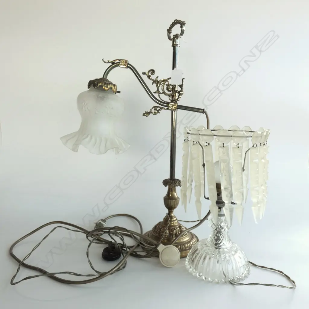 2 VINTAGE LAMPS H.510mm Image 1++