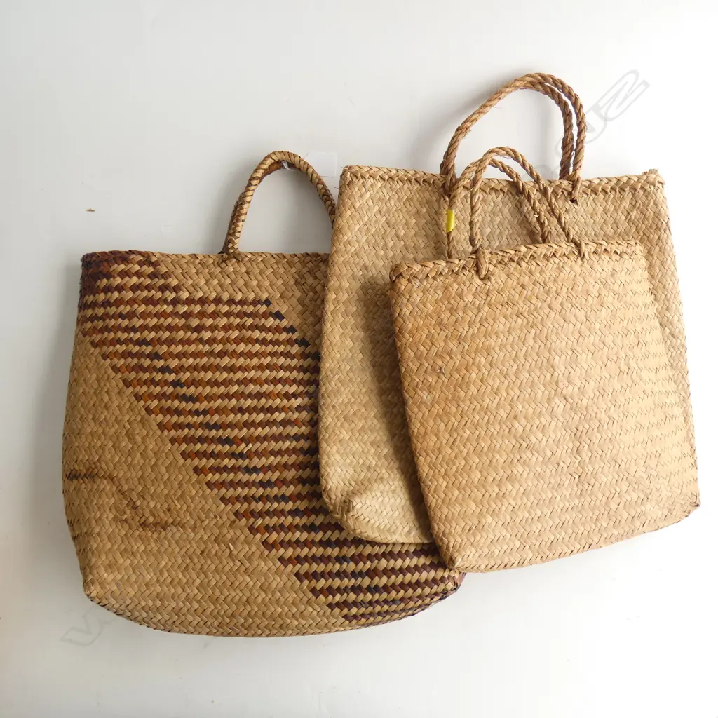 3 WOVEN MAORI KETES W.400mm Image 1++