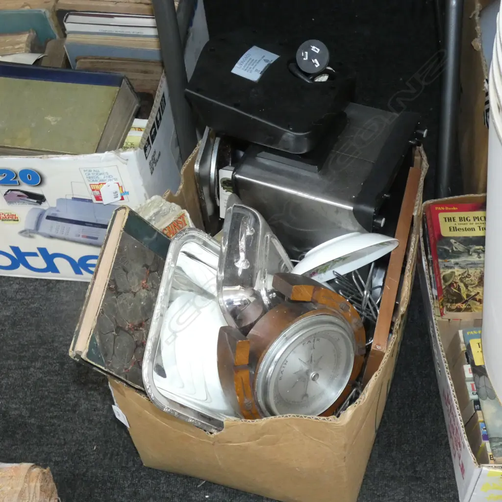 BOX LOT DEEP FRYER, ASST. CHINA ETC Image 1++