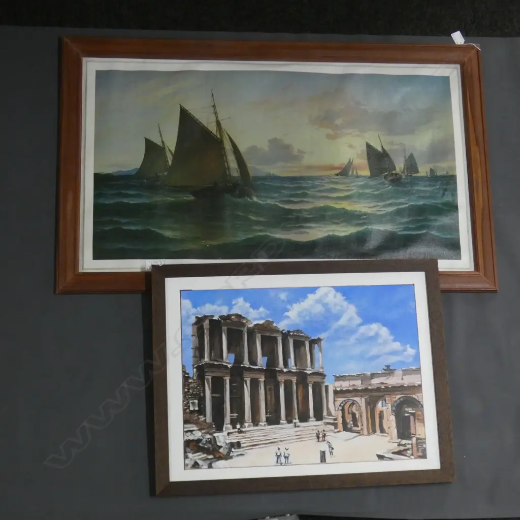 BOX LOT 6 PRINTS + 2 LARGER ARTWORKS Image 1++
