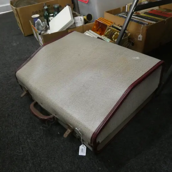 ACCORDIAN CASE ASST TINS/SEWING/M BOX +LENS