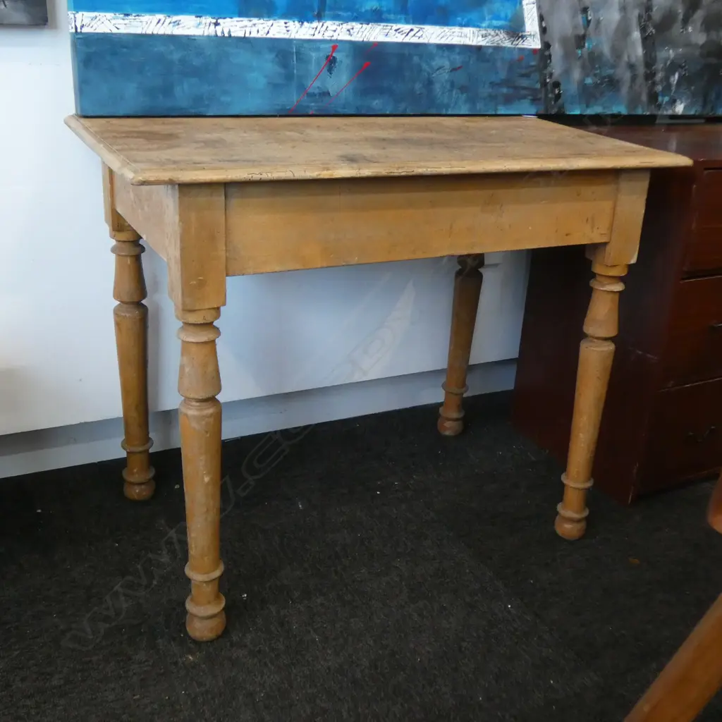 SMALL WOODEN TABLE AF... Image 1++
