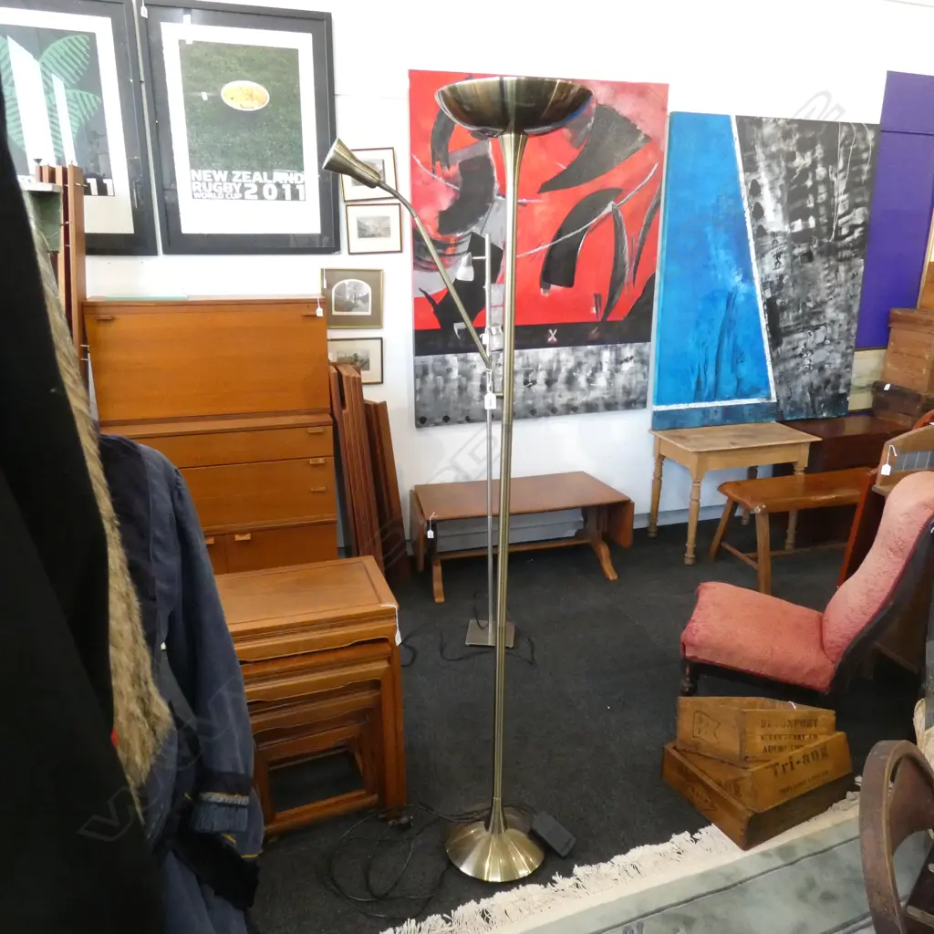 CONTEMPORARY 2 ARM FLOOR LAMP H. 1825MM Image 1++