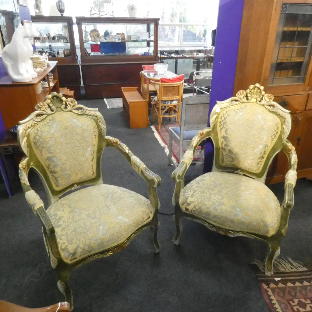 PR FRENCH STYLE UPHOLSTERED CHAIRS Image 1++