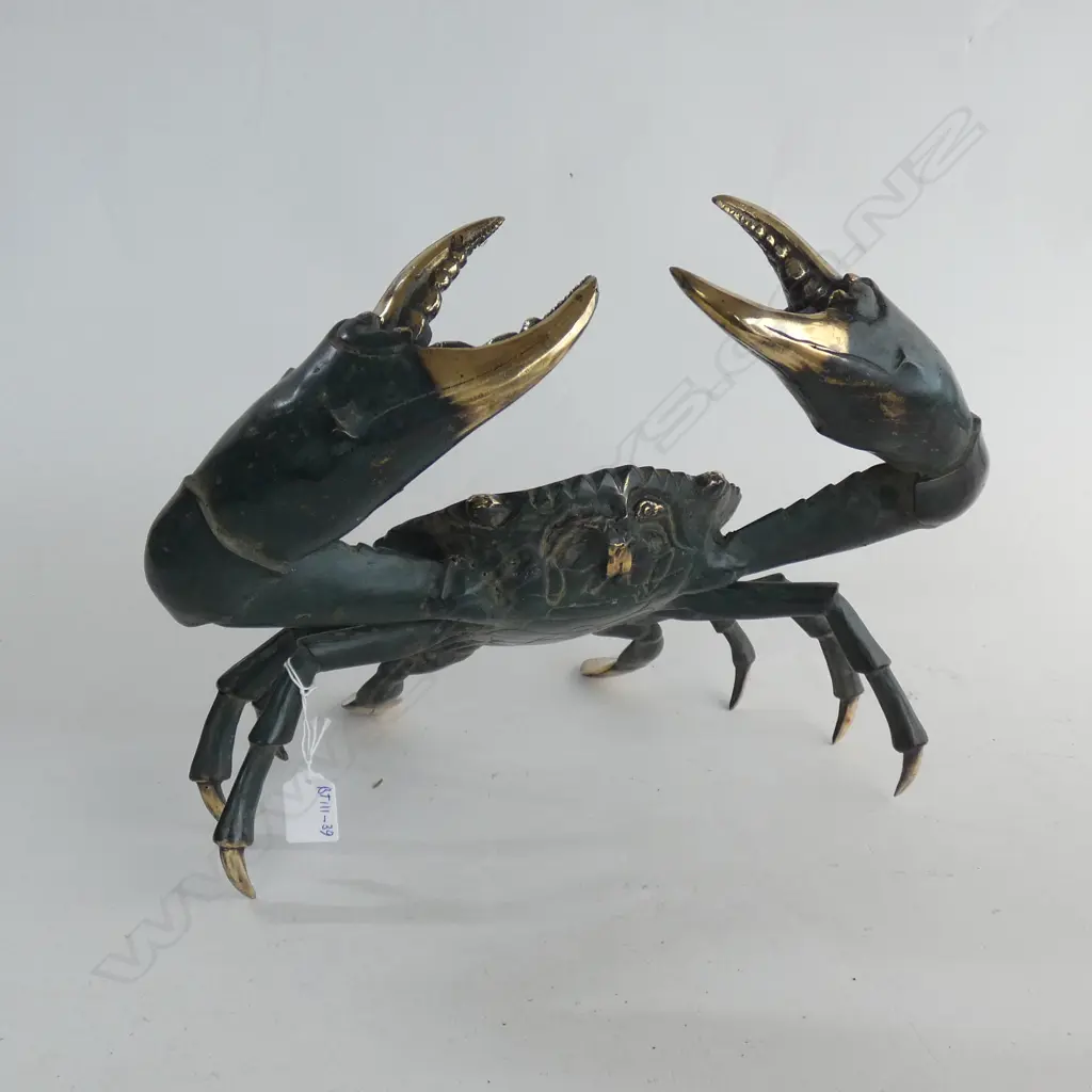 BRONZE CRAB PATINATED FINISH H295 Image 1++