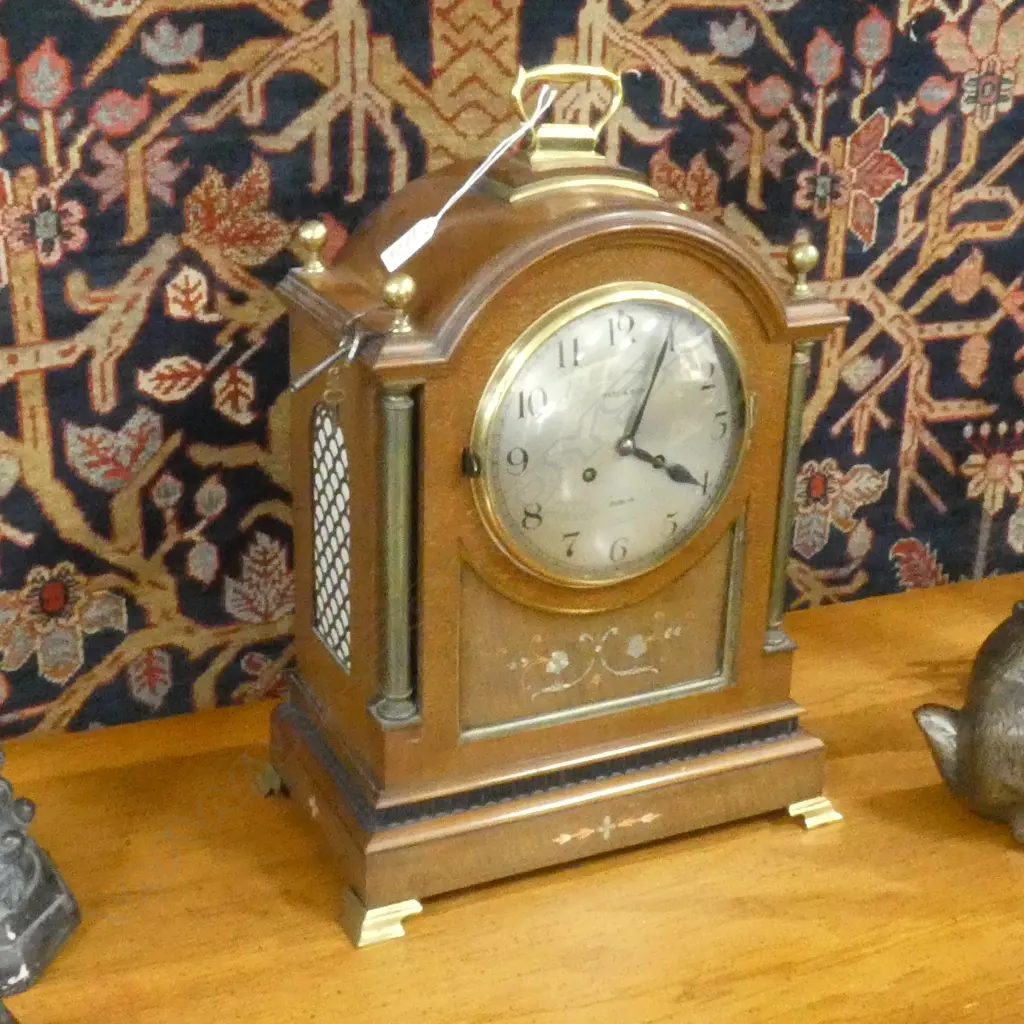 GEORGIAN STYLE BRACKET CLOCK by WEST & SON, DUBLIN. H.450mm Image 1++
