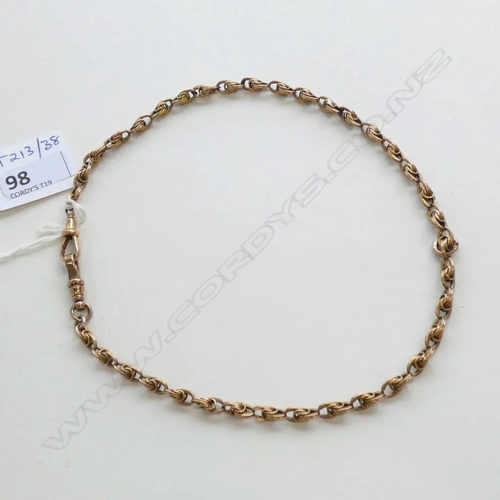 9CT WATCH CHAIN 25.8 GRAMS Image 1++