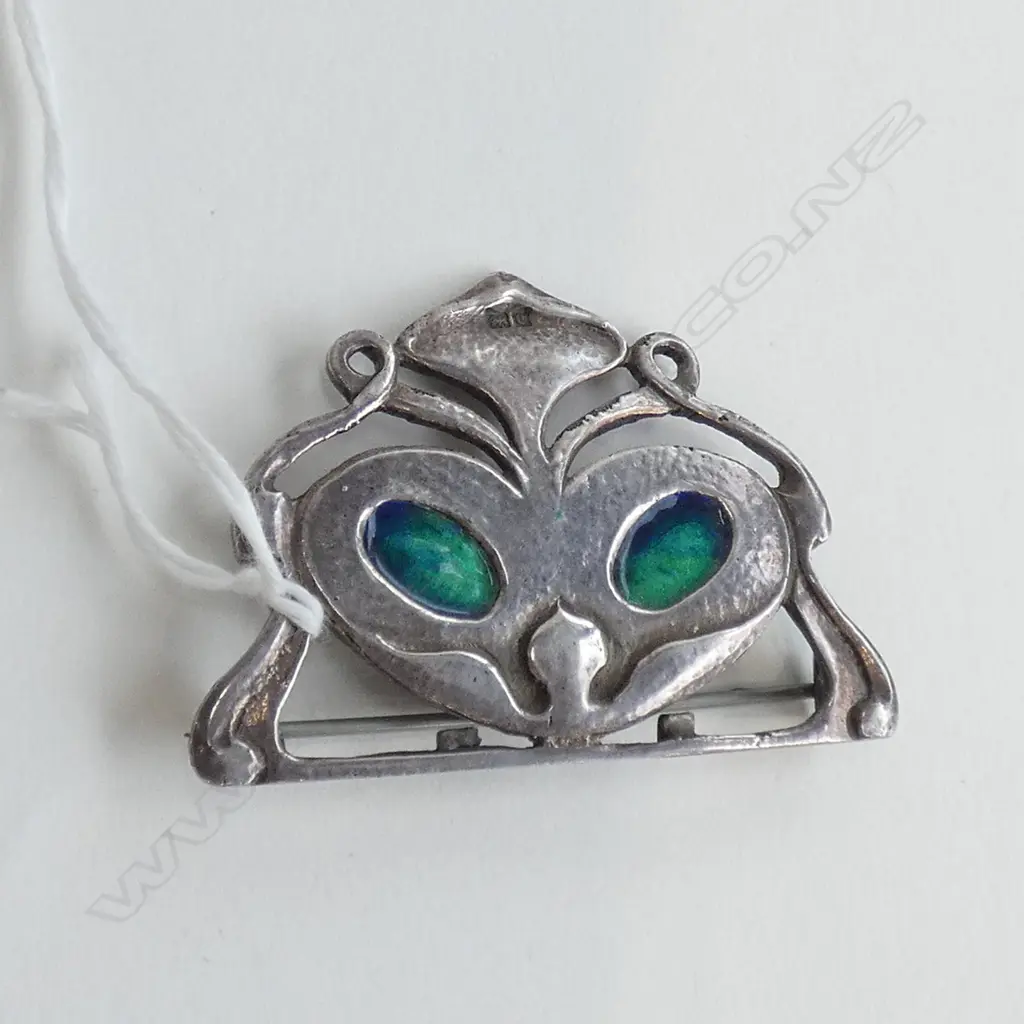 ART NOUVEAU SILVER HALF BUCKLE BROOCH ARCHIBALD KNOX ? Image 1++