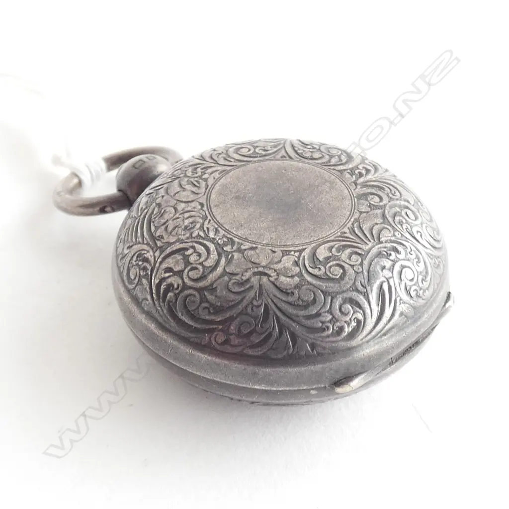BIRM. 1900 SILVER SOVEREIGN CASE ENGRAVED. TIDY... Image 1++