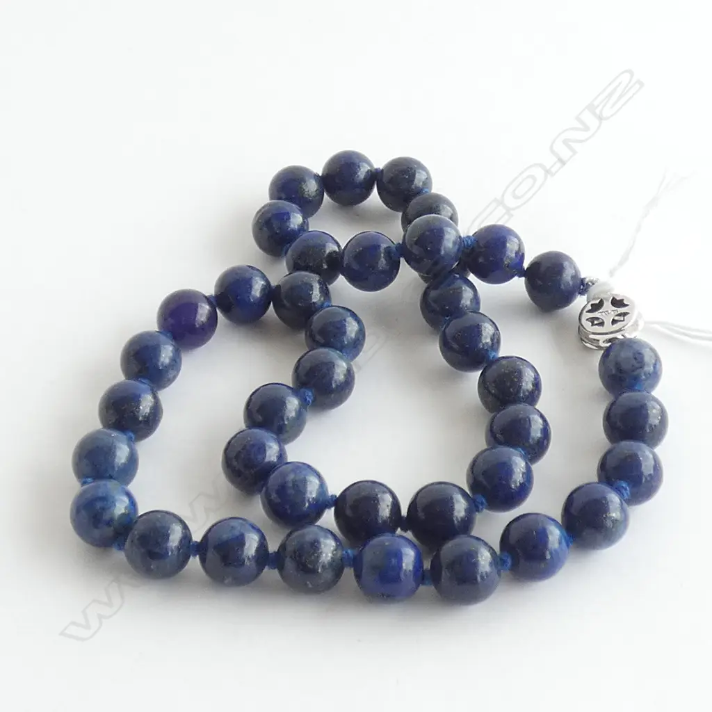 LAPIS LAZULI BEAD NECKLACE Image 1++