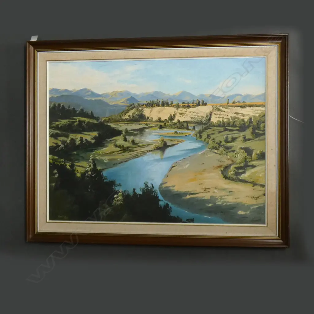 RANDALL FROUDE ARROWTOWN LANDSCAPE OIL 595x800mm Image 1++