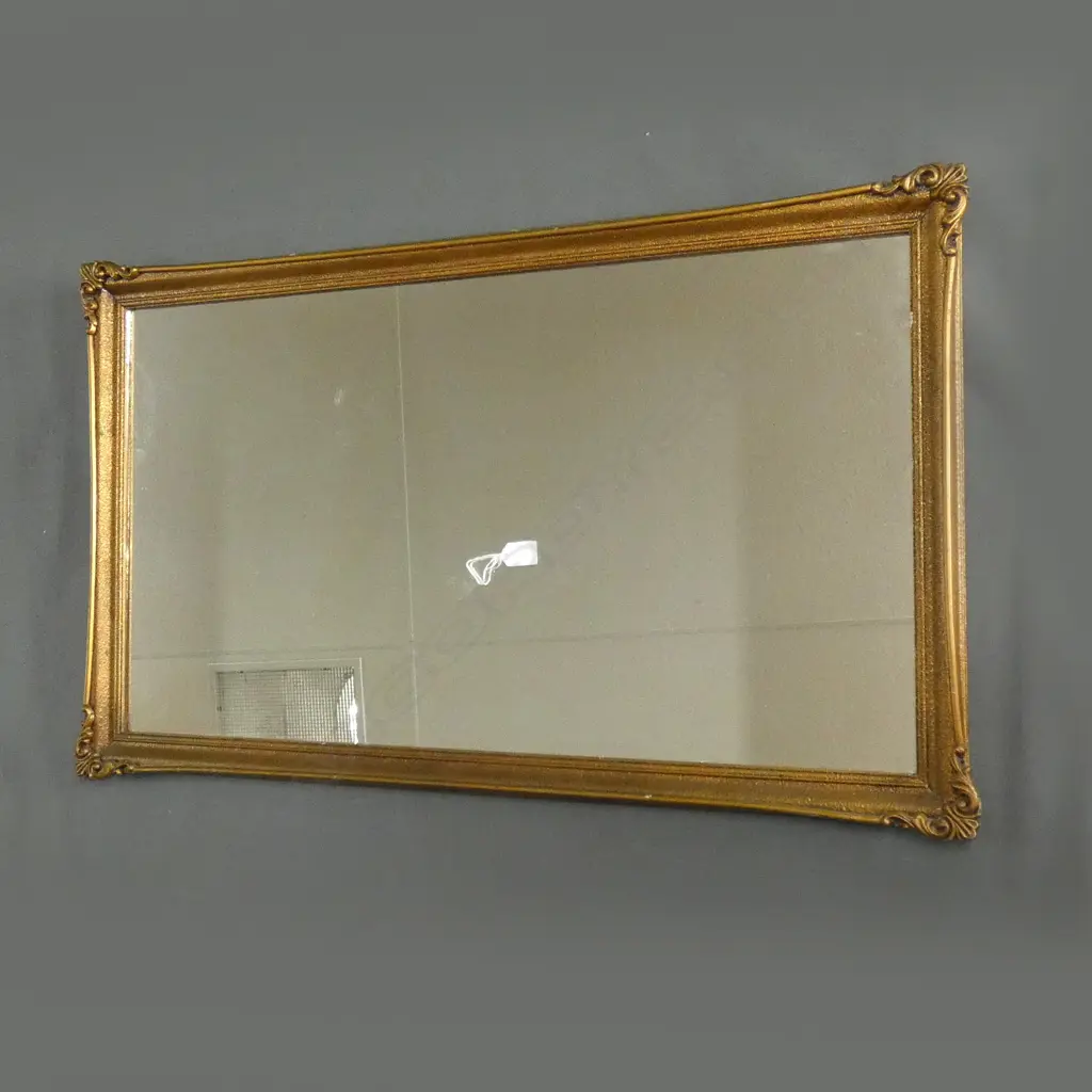 GILT FRAMED MIRROR 1020x610mm Image 1++