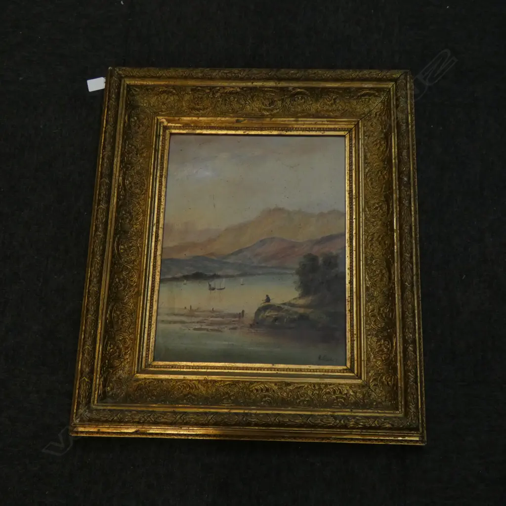 J. P. MOSS LANSCAPE OIL IN GILT FRAME 405x300mm Image 1++