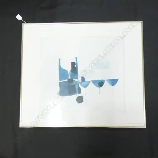 JULIUS BISSIER PRINT 435x480mm image size