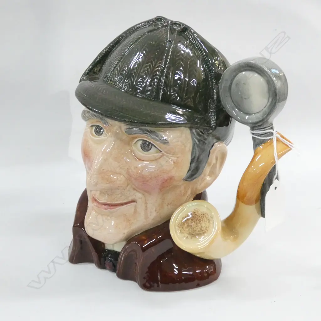 ROYAL DOULTON CHARACTER JUG "THE SLEUTH" D6631 H 180MM Image 1++
