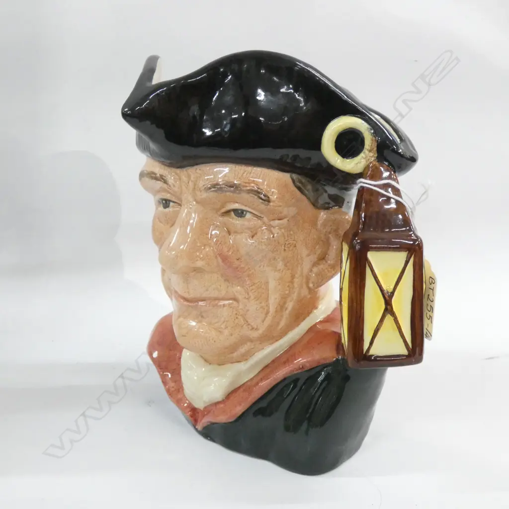 ROYAL DOULTON CHARACTER JUG 'NIGHT WATCHMAN' D6569 H 180MM Image 1++